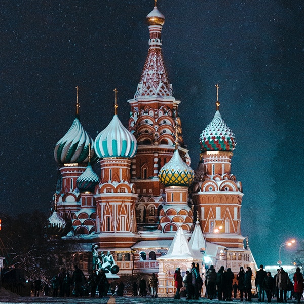 Photographie d'une église russe.
