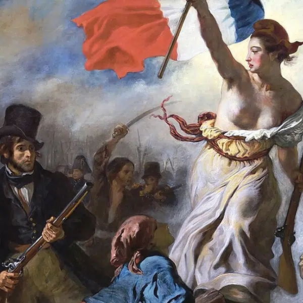 image représentant une scène de rébellion en France à l'époque de la révolution fran¸aise