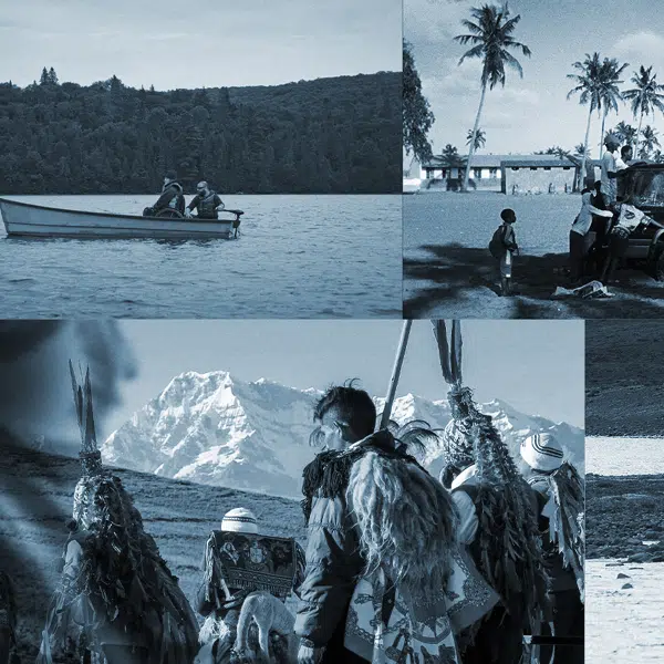Mosaique de photos noir et blanc pour la bannière promotionnelle du FIFEQ 2026