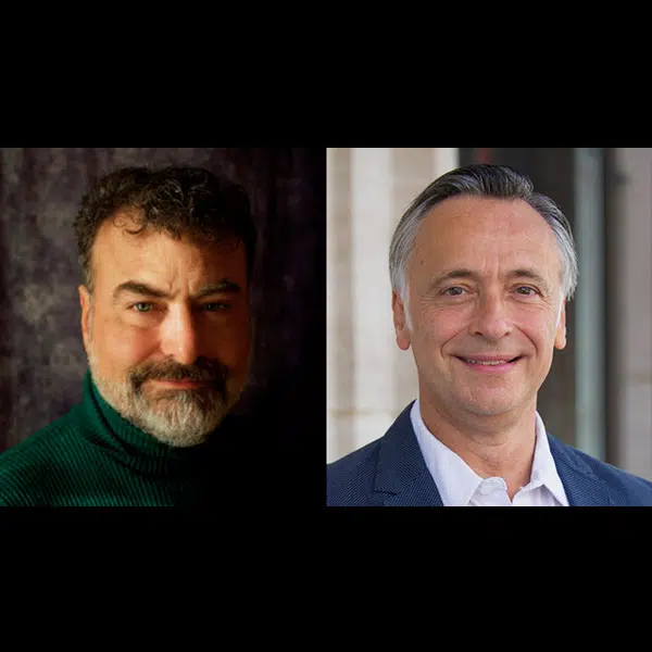 Montage photo montre deux des artistes du concert Couperin du 21 février 2027